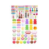 Şekerler Sticker Set 30 Parça Telefon, Tablet, Defter, Laptop Sticker
