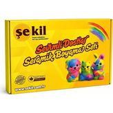 Şekil Sevimli Dostlar Seramik Boyama Seti - Yok