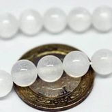 Selenit Taşı 8 mm - 3 Adet