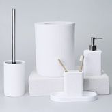 Selim Linen Banyo Seti Beyaz