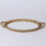 Selim Rope Altın Aynalı Tepsi