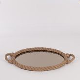 Selim Rope Aynalı Tepsi Vizon