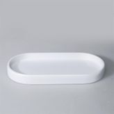 Selim Tiny Beyaz Oval Tepsi