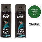 Selsil Rainbow Sprey Boya Yaprak Yeşil 2 x 400ML