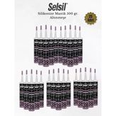 Selsil Silikonize Altınmeşe Mastik 500 gr - 25 Adet