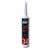 Selsil Silikonize Mastik Beyaz 450Gr