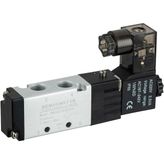 SEMAKMATİK Pnömatik 5/2 - 1/8" Tek Bobin Solenoid Valf - 12v DC