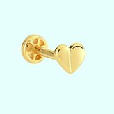 Sembol Gold 14 Ayar Altın Heart Tragus Piercing