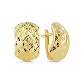 Sembol Gold J Model Altın Aynalı Küpe