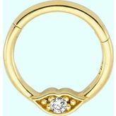 Sembol Gold Tektaş Dudak 14 Ayar Altın Halka Piercing