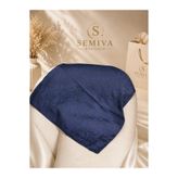SEMİVA Halka Desen Lacivert Eşarp