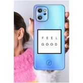 Senada Reeder S19 Max Pro Kılıf Şeffaf Silikon Baskılı Feel Good