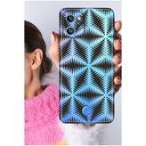 Senada Reeder S19 Max Pro Kılıf Şeffaf Silikon Baskılı Geometrik