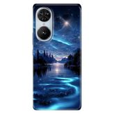 Senada Reeder S19 Max Pro S Edge ile Uyumlu Kılıf Desenli Baskılı Silikon Gece Yarısı