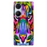 Senada Reeder S19 Max Pro S Edge ile Uyumlu Kılıf Desenli Baskılı Silikon Retro Aslan