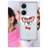 Senada Reeder S19 Max Pro S Edge ile Uyumlu Kılıf Şeffaf Silikon Baskılı Dog Reds