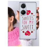 Senada Reeder S19 Max Pro S Edge ile Uyumlu Kılıf Şeffaf Silikon Baskılı For Sweet