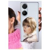 Senada Reeder S19 Max Pro S Edge ile Uyumlu Kılıf Şeffaf Silikon Baskılı Taylor