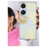 Senada Reeder S19 Max Pro S Edge ile Uyumlu Kılıf Şeffaf Silikon Baskılı Zeus Yaprak
