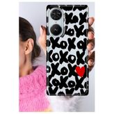 Senada Reeder S19 Max Pro S Edge ile Uyumlu Kılıf Şeffaf Silikon Kapak XOXO Kalp