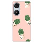 Senada Reeder S19 Max Pro S Edge İle Uyumlu Kılıf Silikon Desenli Kapak Cactus