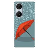Senada Reeder S19 Max Pro S Edge İle Uyumlu Kılıf Silikon Desenli Kapak Kırmızı Şemsiye