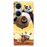 Senada Reeder S19 Max Pro S Edge İle Uyumlu Kılıf Silikon Desenli Kapak Kungfu Panda