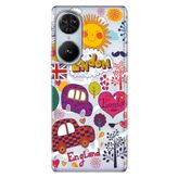 Senada Reeder S19 Max Pro S Edge İle Uyumlu Kılıf Silikon Desenli Kapak London Taxi