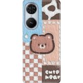 Senada Reeder S19 Max Pro S Edge Kılıf Desenli Baskılı Tpu Rubber Kapak Ayıcık - 001-Renkli