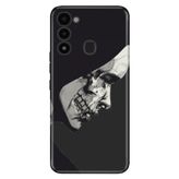 Senada Tecno Spark 8C İle Uyumlu Kılıf Silikon Moderna Desenli Black Toad
