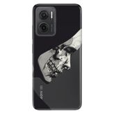 Senada Xiaomi Redmi Note 11E İle Uyumlu Kılıf 0.4Mm Silikon Desenli Black Toad