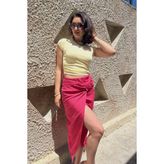 Senin Olsun Pembe Keten Etek - 36
