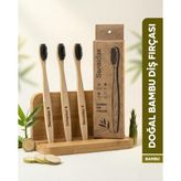 Sensidax Doğal Bambu Diş Fırçası 2+1 Adet -Orta-Medium - 3
