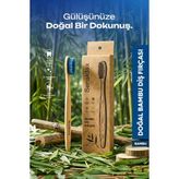 SENSİDAX Doğal Bambu Diş Fırçası-Mavi Orta-Medium-1 Adet