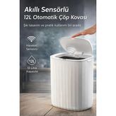 Sensörlü 12Lt Çöp Kovası Oky-1525 199