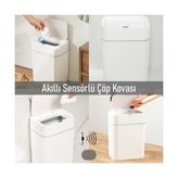Sensörlü Çöp Kovası 18 Litre - 000-Siyah - Option-1