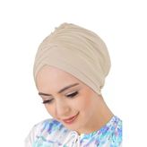 Sensu Çapraz 3 Bantlı Çift Taraflı Bone Deniz Bonesi Rengi, Bntbone-3