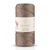 Sensy 2 Mm Multi Sparkle Simli Polyester Makrome İpi (Vizon)