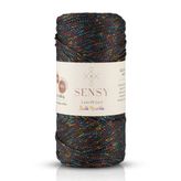 Sensy 2 Mm Multi Sparkle Simli Polyester Makrome İpi