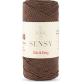 Sensy Chic&easy 200 gr Slim Supra Ipi Mumlu Ip Runner Ipi Çanta Ipi Makrome Ip Pase Ip - Kahverengi