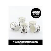 Sepet Doldur 7 OZ Karton Bardak 3.000 Adet