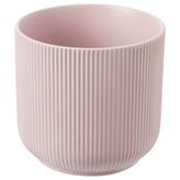 Seramik saksı, pembe, 12 cm