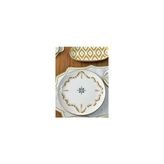 Seramikci Ikat 6 Lı Servis Tabağı - 0 - 3 lt - Beyaz