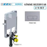 Serel Smooth Gömme Rezervuar 2'li Set (T020111+P580180)