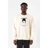 Serial Experiments Anime Lain Poster Ekru Erkek 2ip Sweatshirt