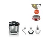 Serie 6 Terazili Mutfak Makinesi 1600 W Siyah Fırçalanmış Paslanmaz Çelik