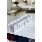 Serstil 11 Gözlü Çekmece Içi Gri Çizgili Düzenleyici Organizer - Small 11 x 41 x 12 cm