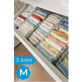 Serstil 3 Adet - Medium 11 Gözlü Çekmece Içi Düzenleyici Organizer 16 X 40 X 12