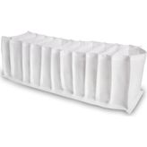 Serstil 8 Adet - Medium 11 Gözlü Çekmece Içi Düzenleyici Organizer 16 x 40 x 12 - 8'li - Beyaz