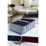 Serstil 8 Gözlü Çekmece Içi Lacivert Çizgili Düzenleyici Organizer - Xlarge 30 x 39 x 14 cm
